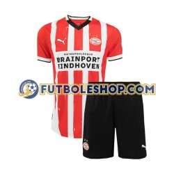 Primera Equipación del PSV Eindhoven 2024-2025 Manga Corta para Niño (Camiseta y pantalón)
