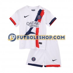 Segunda Equipación del Paris Saint-Germain 2024-2025 Manga Corta para Niño (Camiseta y pantalón)
