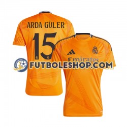 Segunda Equipación del Real Madrid Arda Guler 15 2024-2025 Manga Corta para Hombre