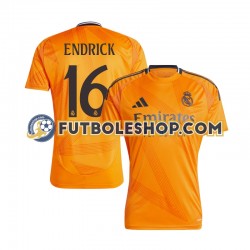 Segunda Equipación del Real Madrid ENDRICK 16 2024-2025 Manga Corta para Hombre