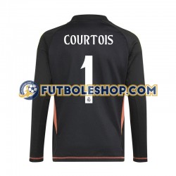 Segunda Equipación del Real Madrid Portero Thibaut Courtois 1 2024-2025 Manga Corta para Hombre