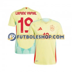Segunda Equipación del España LAMINE YAMAL 19 Euro 2024 Manga Corta para Hombre