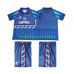 Segunda Equipación del AC Milan Retro 1995 1996 Manga Corta para Niño (Camiseta y pantalón)