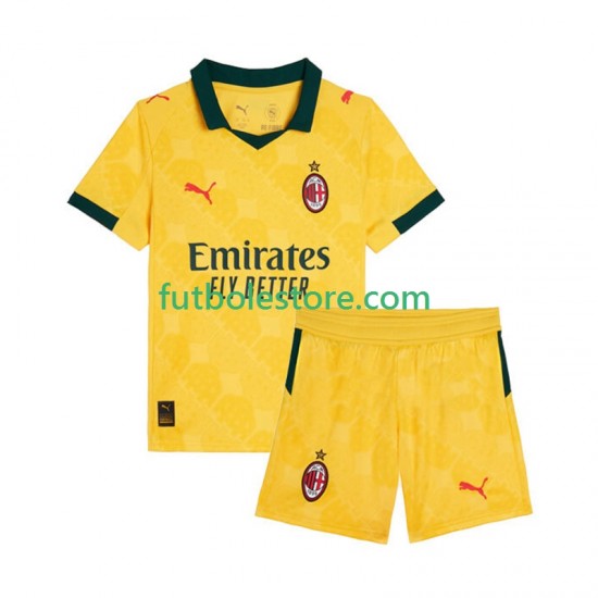 Tercera Equipación del AC Milan 2025-2026 Manga Corta para Niño (Camiseta y pantalón) Tercera Equipación del AC Milan 2025-2026 Manga Corta para Niño (Camiseta y pantalón)