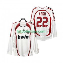 Segunda Equipación del AC Milan KAKA 22 Retro 2006 2007 ML para Hombre