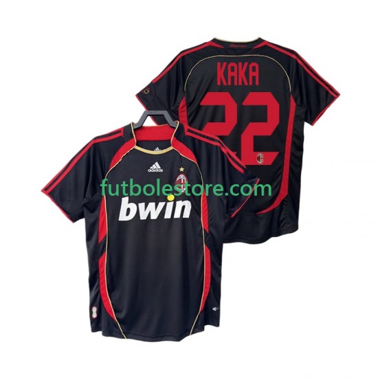 Tercera Equipación del AC Milan KAKA 22 Retro 2006 2007 Manga Corta para Hombre Tercera Equipación del AC Milan KAKA 22 Retro 2006 2007 Manga Corta para Hombre