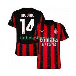 Primera Equipación del AC Milan Luca Modric 14 2025-2026 Manga Corta para Hombre