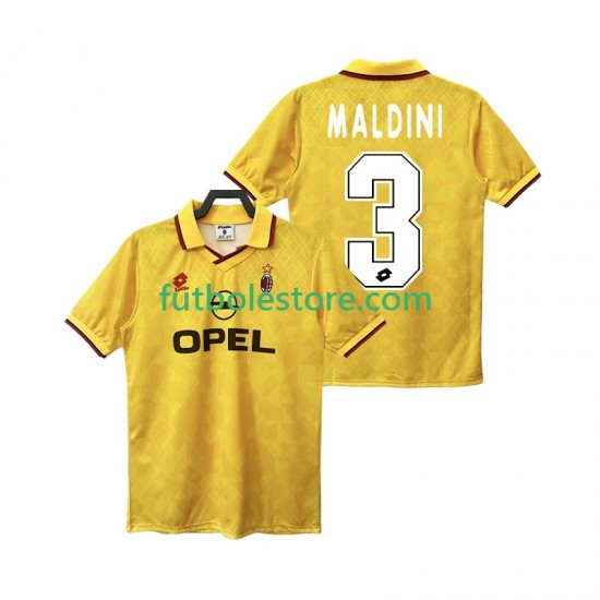 Tercera Equipación del AC Milan MALDINI 3 Retro 1995 1996 Manga Corta para Hombre Tercera Equipación del AC Milan MALDINI 3 Retro 1995 1996 Manga Corta para Hombre
