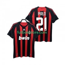 Primera Equipación del AC Milan RIRLO 21 Retro 2008 2009 Manga Corta para Hombre