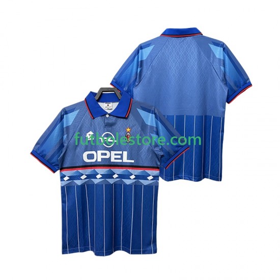 Segunda Equipación del AC Milan Retro 1995 1996 Manga Corta para Hombre Segunda Equipación del AC Milan Retro 1995 1996 Manga Corta para Hombre