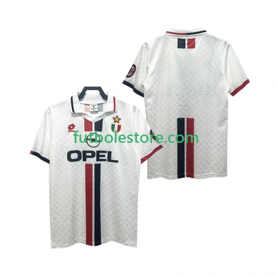 Segunda Equipación del AC Milan Retro 1996 1997 Manga Corta para Hombre Segunda Equipación del AC Milan Retro 1996 1997 Manga Corta para Hombre
