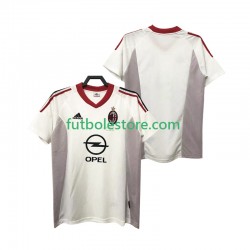 Segunda Equipación del AC Milan Retro 2004 2005 Manga Corta para Hombre