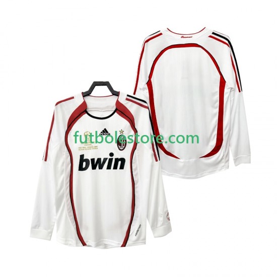 Segunda Equipación del AC Milan Retro 2006 2007 ML para Hombre Segunda Equipación del AC Milan Retro 2006 2007 ML para Hombre