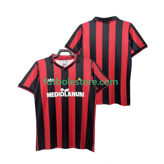 Primera Equipación del AC Milan Retro 1990 1991 Manga Corta para Hombre Primera Equipación del AC Milan Retro 1990 1991 Manga Corta para Hombre