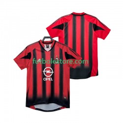 Primera Equipación del AC Milan Retro 2004 2005 Manga Corta para Hombre