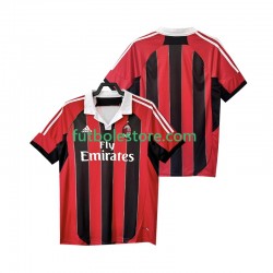 Primera Equipación del AC Milan Retro 2012 2013 Manga Corta para Hombre