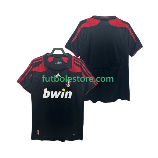 Tercera Equipación del AC Milan Retro 2007 2008 Manga Corta para Hombre Tercera Equipación del AC Milan Retro 2007 2008 Manga Corta para Hombre