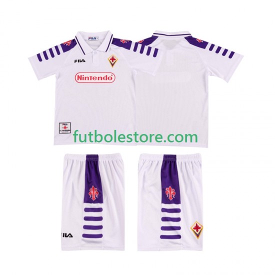Segunda Equipación del ACF Fiorentina Retro 1998 1999 Manga Corta para Niño (Camiseta y pantalón) Segunda Equipación del ACF Fiorentina Retro 1998 1999 Manga Corta para Niño (Camiseta y pantalón)
