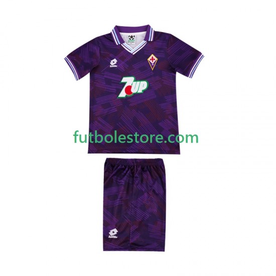 Primera Equipación del ACF Fiorentina Retro 1992 1993 Manga Corta para Niño (Camiseta y pantalón) Primera Equipación del ACF Fiorentina Retro 1992 1993 Manga Corta para Niño (Camiseta y pantalón)