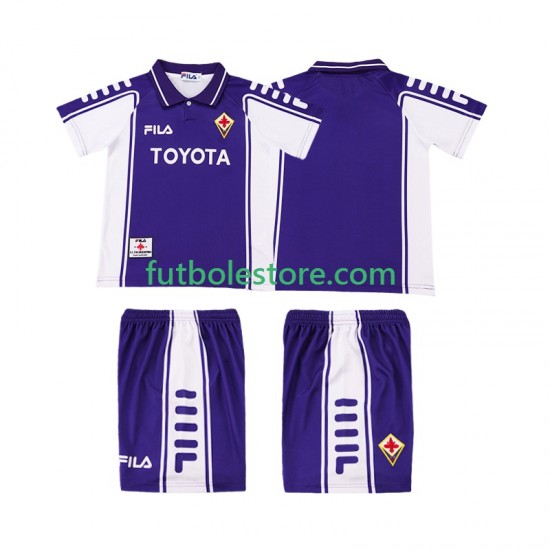 Primera Equipación del ACF Fiorentina Retro 1999 2000 Manga Corta para Niño (Camiseta y pantalón) Primera Equipación del ACF Fiorentina Retro 1999 2000 Manga Corta para Niño (Camiseta y pantalón)