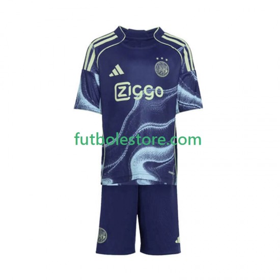 Segunda Equipación del AFC Ajax 2025-2026 Manga Corta para Niño (Camiseta y pantalón) Segunda Equipación del AFC Ajax 2025-2026 Manga Corta para Niño (Camiseta y pantalón)