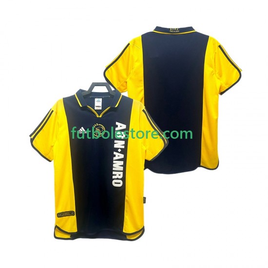 Segunda Equipación del AFC Ajax Retro 2000 2001 Manga Corta para Hombre Segunda Equipación del AFC Ajax Retro 2000 2001 Manga Corta para Hombre