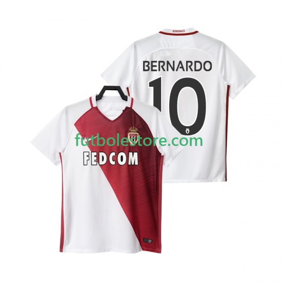 Primera Equipación del AS Monaco BERNARDO 10 2016 2017 Manga Corta para Hombre Primera Equipación del AS Monaco BERNARDO 10 2016 2017 Manga Corta para Hombre