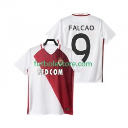 Primera Equipación del AS Monaco FALCAO 9 2016 2017 Manga Corta para Hombre