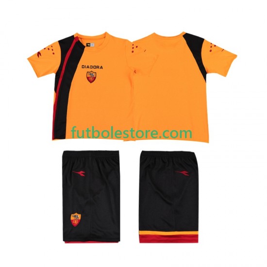 Primera Equipación del AS Roma Retro 2005-2006 Manga Corta para Niño (Camiseta y pantalón) Primera Equipación del AS Roma Retro 2005-2006 Manga Corta para Niño (Camiseta y pantalón)