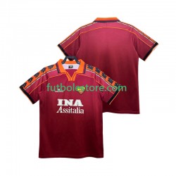 Primera Equipación del AS Roma Retro 1998 1999 Manga Corta para Hombre