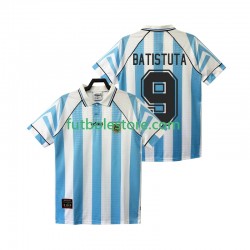Primera Equipación del Argentina BATISTUTA 9 Retro 1996 1997 Manga Corta para Hombre Primera Equipación del Argentina BATISTUTA 9 Retro 1996 1997 Manga Corta para Hombre