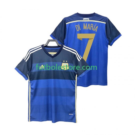 Segunda Equipación del Argentina DI MARIA 7 Retro 2014 Manga Corta para Hombre Segunda Equipación del Argentina DI MARIA 7 Retro 2014 Manga Corta para Hombre