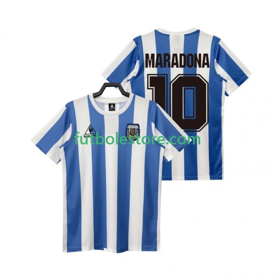 Primera Equipación del Argentina MARADONA 10 Retro 1986 Manga Corta para Hombre Primera Equipación del Argentina MARADONA 10 Retro 1986 Manga Corta para Hombre
