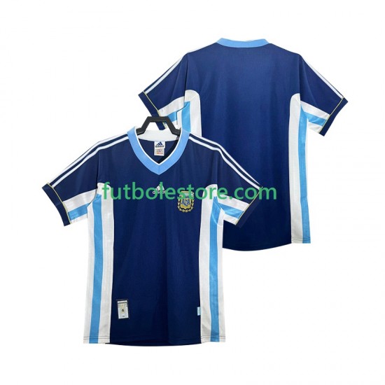 Segunda Equipación del Argentina Retro 1998 Manga Corta para Hombre Segunda Equipación del Argentina Retro 1998 Manga Corta para Hombre