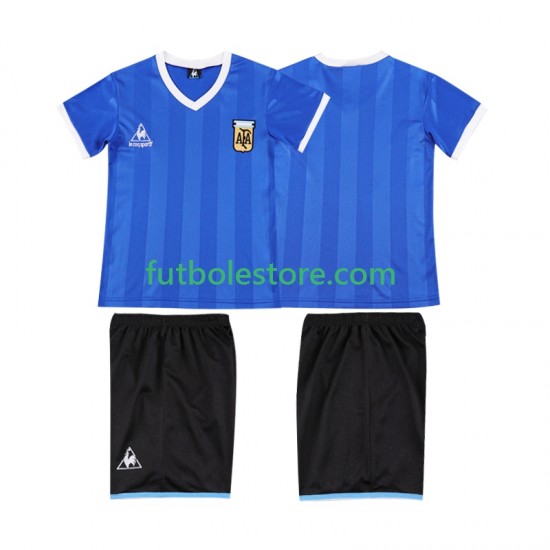 Segunda Equipación del Argentina Retro 1986 Manga Corta para Niño (Camiseta y pantalón) Segunda Equipación del Argentina Retro 1986 Manga Corta para Niño (Camiseta y pantalón)