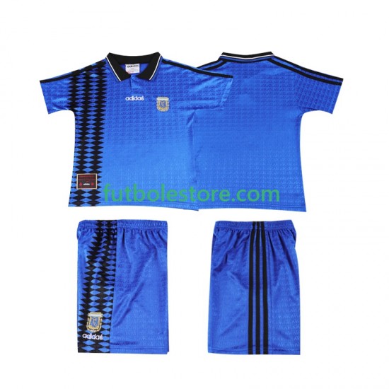 Segunda Equipación del Argentina Retro 1994 Manga Corta para Niño (Camiseta y pantalón) Segunda Equipación del Argentina Retro 1994 Manga Corta para Niño (Camiseta y pantalón)