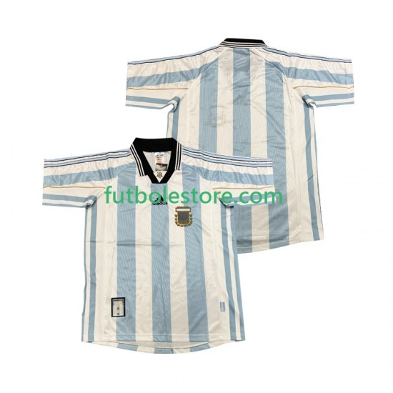 Primera Equipación del Argentina Retro 1998 Manga Corta para Hombre Primera Equipación del Argentina Retro 1998 Manga Corta para Hombre