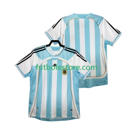 Primera Equipación del Argentina Retro 2014 Manga Corta para Hombre Primera Equipación del Argentina Retro 2014 Manga Corta para Hombre