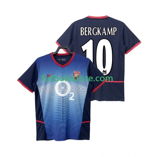 Segunda Equipación del Arsenal BERGKAMP 10 Retro 2002 2004 Manga Corta para Hombre Segunda Equipación del Arsenal BERGKAMP 10 Retro 2002 2004 Manga Corta para Hombre