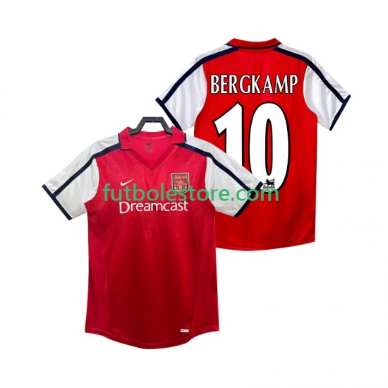 Primera Equipación del Arsenal BERGKAMP 10 Retro 2001 2002 Manga Corta para Hombre Primera Equipación del Arsenal BERGKAMP 10 Retro 2001 2002 Manga Corta para Hombre