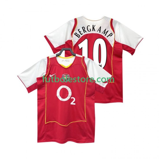 Primera Equipación del Arsenal BERGKAMP 10 Retro 2004 2005 Manga Corta para Hombre Primera Equipación del Arsenal BERGKAMP 10 Retro 2004 2005 Manga Corta para Hombre