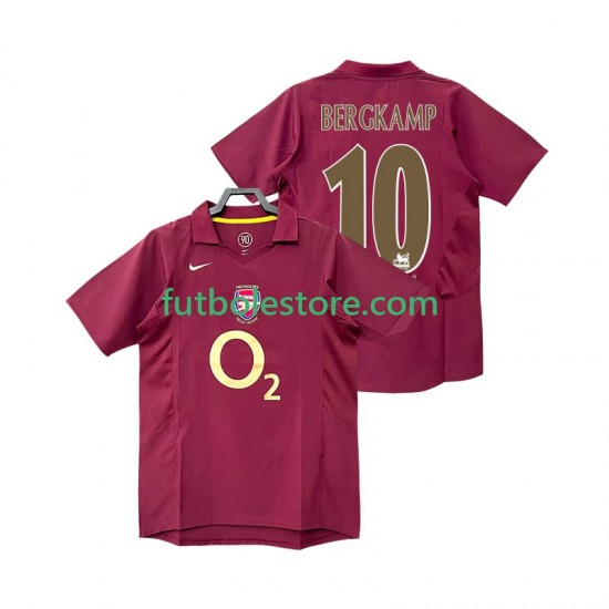 Primera Equipación del Arsenal BERGKAMP 10 Retro 2005 2006 Manga Corta para Hombre Primera Equipación del Arsenal BERGKAMP 10 Retro 2005 2006 Manga Corta para Hombre