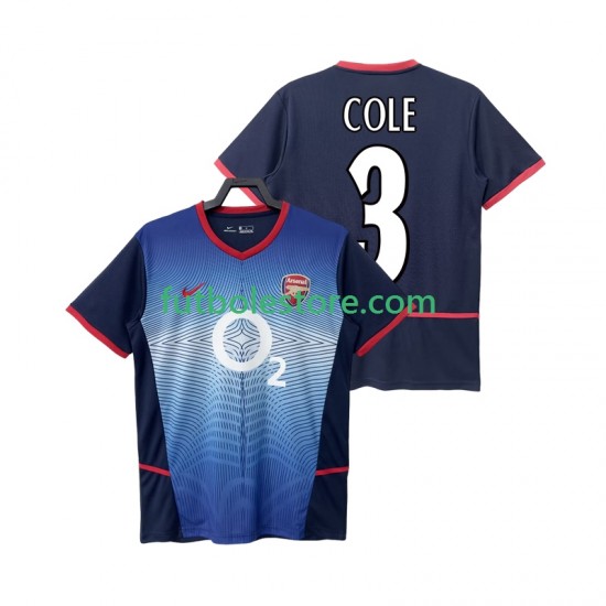 Segunda Equipación del Arsenal COLE 3 Retro 2002 2004 Manga Corta para Hombre Segunda Equipación del Arsenal COLE 3 Retro 2002 2004 Manga Corta para Hombre