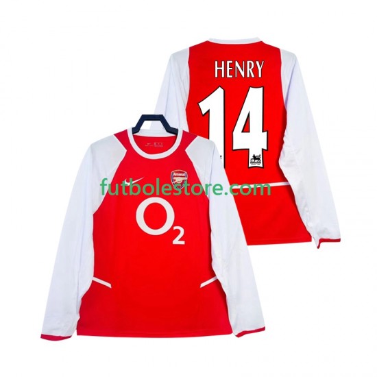 Primera Equipación del Arsenal Henry 14 Retro 2002 2003 ML para Hombre Primera Equipación del Arsenal Henry 14 Retro 2002 2003 ML para Hombre