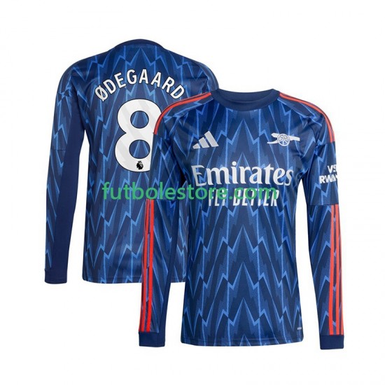 Segunda Equipación del Arsenal Martin Odegaard 8 2025-2026 ML para Hombre Segunda Equipación del Arsenal Martin Odegaard 8 2025-2026 ML para Hombre