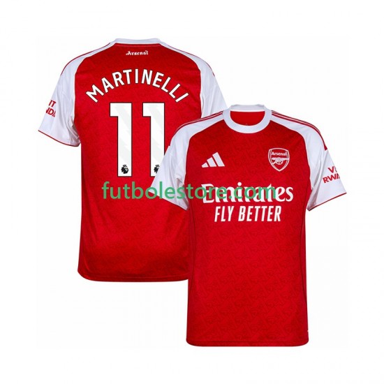 Primera Equipación del Arsenal Martin Zubimendi 11 2025-2026 Manga Corta para Hombre Primera Equipación del Arsenal Martin Zubimendi 11 2025-2026 Manga Corta para Hombre