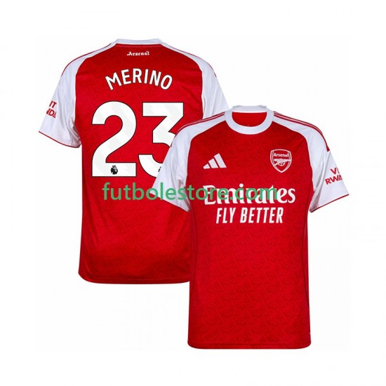 Primera Equipación del Arsenal Merino 23 2025-2026 Manga Corta para Hombre Primera Equipación del Arsenal Merino 23 2025-2026 Manga Corta para Hombre