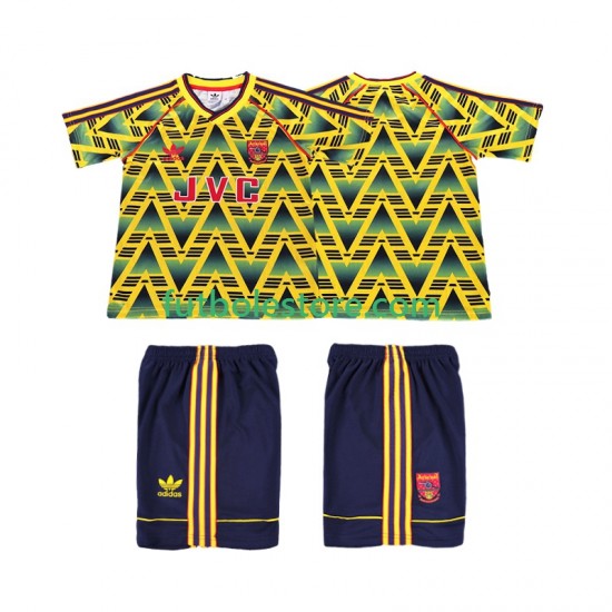Segunda Equipación del Arsenal Retro 1991 1993 Manga Corta para Niño (Camiseta y pantalón) Segunda Equipación del Arsenal Retro 1991 1993 Manga Corta para Niño (Camiseta y pantalón)