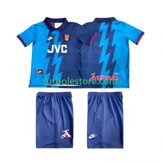 Segunda Equipación del Arsenal Retro 1995 1996 Manga Corta para Niño (Camiseta y pantalón) Segunda Equipación del Arsenal Retro 1995 1996 Manga Corta para Niño (Camiseta y pantalón)