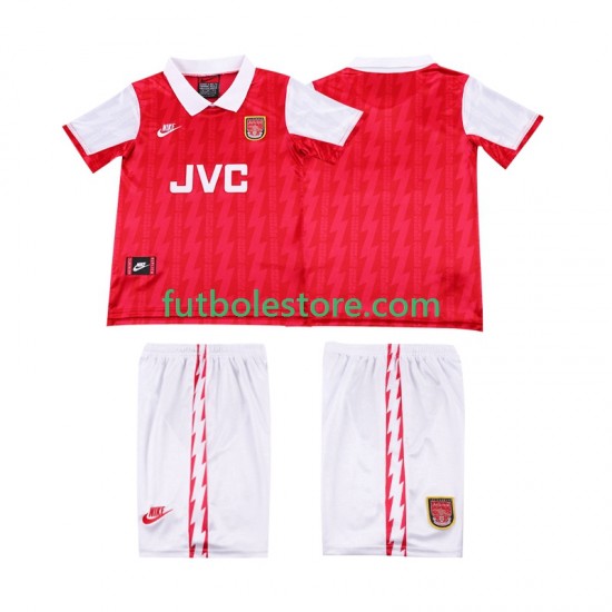 Primera Equipación del Arsenal Retro 1994 1996 Manga Corta para Niño (Camiseta y pantalón) Primera Equipación del Arsenal Retro 1994 1996 Manga Corta para Niño (Camiseta y pantalón)